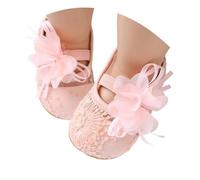 Generisch Sandalias suaves para bebés y niños pequeños con adornos de perlas: ideales para primavera y otoño, botas antideslizantes para bebés para primeros pasos, adecuadas para 0-18 meses., A2 rosa