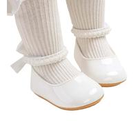 Generisch Sandalias suaves para bebés y niños pequeños con adornos de perlas: ideales para primavera y otoño, botas antideslizantes para bebés para primeros pasos, adecuadas para 0-18 meses., A4