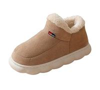 Generisch Sandalias Zapatos de verano para hombre con suela gruesa Pies todo incluido. Las zapatillas se pueden usar en interiores y exteriores con zapatillas de algodón cálidas, caqui, 40 EU