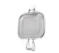 Generisch Sandwich Grill Press - Herramienta de red para tostadas, estante para calentar pan, prensa para sándwich Durral compuesta de materiales de acero inoxidable de alimentos, permite una