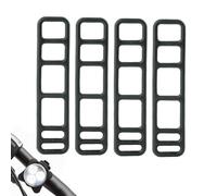 Generisch Sangles de Montage en Silicone Pour Vélo - Lote de 4 fijaciones Élastiques Universal | Support Pour Feux, Arrière, GPS, Caméra ou Rétroviseur