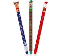 Generisch Santa, Reindeer & Kid Trio: Magical Erasable Christmas Pens