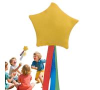 Generisch Saquitos para niños, cojín en forma de estrella, juego de mano, juguete de lanzamiento con cintas, peso de lanzamiento para carnaval, camping, lecciones, juego de interior, ocio, deportes al