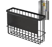 Generisch Scaffale Laterale Frigorifero - Organizzatore Magnetico Per Spezie | Mensola Laterale Frigo, Portaoggetti Magnetico Cucina, Cestino Multifunzione Cucina Lavanderia Cabina Armadio E Porta