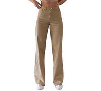 Generisch Schlagjeans Damen Elegant Jeans Damen Bootcut High Waist Jeanshose Slim Fit Demin Hosen Vintage Schlaghose Weiche Freizeithose Regular Fit Arbeitshose Sportlich Anzughose Warme Sporthose