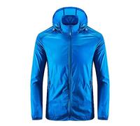 Generisch Schöne Jacken Herren Herren Sommer Haut Licht Atmungsaktive Seide Sonnenschutz Kleidung Mantel Outdoor Windjacke Schutz Hemd Mantel Bodenlang Herren (BU1, XXXL)
