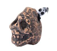 Generisch Scream Whistle - 1,18 x 1,54 x 1,77 pulgadas, humano, como sonidos, gritos humanos, coleccionables, arte de cráneo azteca, para Halloween y exteriores