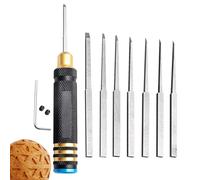 Generisch Scriba In Carburo - Strumento Per Scriba In Metallo | Scriber Modello In Acciaio Al Tungsteno | Scriber In Acciaio Al Tungsteno, Utensile Da Taglio Per Linee Di Incisione Intagliate