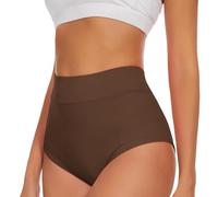 Generisch Scrunch Booty Shorts for Women V Back High Waisted Yoga Shorts Cut Out Bottoms Butt Lifting Short Hot Pants 4.6 Hose Damen Short, café, M