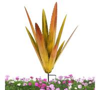 Generisch Sculpture Agave en Métal 45 cm - Plante Artificielle En Fer Forgé, Decoración DIY | Ornement De Jardin Rustique Pour Pelouse Terraza Cour, Art Exté- Résistant