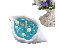 Generisch Seashell Candle - Tema Decorative Candle for Home Relaxation for Room Decor | Natural Soy Wax with Shell Shaped Mold Design, Coastal Style Aromatic for Bathroom Living Space 4.3x2.4x2 in