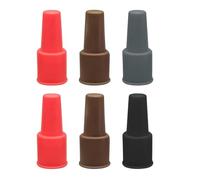 Generisch Sellador de botellas reutilizable - Tapón de vino para uso en la cocina | Silicona suave con diseño elegante, tamaño compacto, 6 piezas, perfecto para champán, fiesta de bar, beverage