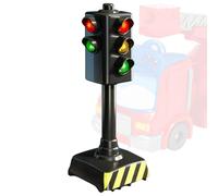 Generisch Semáforo para niños, juguete de semáforo para niños, señal LED de rayas de cebra con luz y sonido, indicador de tráfico de seguridad, modelo de luz de parada, juego de cumpleaños, juguete