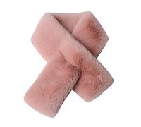 Generisch Señoras Simple Bufanda Cuello Mujeres Engrosamiento y Extensión Bufanda Cálida Pañuelo Con Patos, Rojo sandía, Talla única