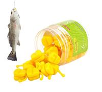 Generisch Señuelo para trucha, 25 unidades, diseño de maíz | Señuelo de pesca flotante, señuelo artificial, señuelo blando para mujeres y hombres, pesca en río de agua dulce lago pez gato