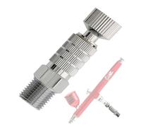 Generisch Separación rápida del acoplador de aerógrafo, adaptador de manguera para aerógrafo, adaptador de separación de 1/8 pulgadas, conexiones de manguera, piezas de repuesto de cobre, acoplador