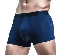Generisch Sexy Summer Thin transparent Ice für Männer atmungsaktiv Männer bequeme elastische UnterhosenunterUnterwäsche Herren Boxershorts Größe 8 (Blue, XXXL)