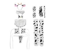 Generisch Sexy Unterwäsche, verspielte Kuh, süßes Sexy DREI-Punkt-Unterwäsche-Set (A, A)