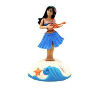 Generisch Shaking Head Ornament - Dancing Hawaiian Girl, 6 x 10 cm Size + Car Dashboard Doll, Desktop Interior Decor Figure Item, Scratch Resistant ABS Base + Toy | Figurita + para + Drivers & Men