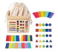 Generisch Shape Game, Fishing Sorting Toy Set, Hand Eye Coordination Game with Soft Edges Design, Portable Learning Toy, Colorful Educational Set with Fun Structure, Kindergarten Use for Playrooms