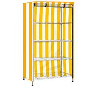 Generisch Shelf Cover, Wire Ledge Protector, 35.83x17.72x71.65 inch Versatile & Compatible, Heavy Duty 210d Waterproof Dustproof Fabric for Storage Organization in Indoor Pantry and Kitchen