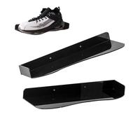 Generisch Shoe Display Shelf, Floating Acrylic Shelf, 11.81x3.94x1.18 inch Storage Stand Organizer, Wall Mount Holder, Home Interior Decoration for Collectors and Advertising