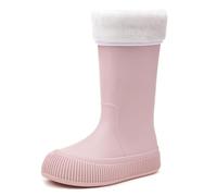 Generisch Short Rain Boots For Womens Ankle Rainboot Garden Boot Ladies Rubber Outside Work With Comfort Zapatos Mujer Mocasín Rojo Azul, Rosa., 36 EU