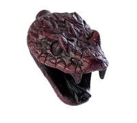 Generisch Silbato de serpiente de Halloween - Joy Toy | Decoración de resina para fiestas, sala de escape, Streed House | Accesorio portátil aterrador 11,7 × 7,9 × 7,8 cm | Idea divertida para