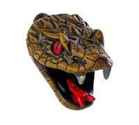 Generisch Silbato de serpiente de Halloween - Joy Toy | Decoración de resina para fiestas, sala de escape, Streed House | Accesorio portátil aterrador 11,7 × 7,9 × 7,8 cm | Idea divertida para