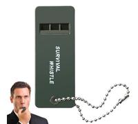 Generisch Silbato de supervivencia | Silbato de entrenamiento para mascotas con cordón, silbato de bandas, frecuencia de altitud, silbato de salvavidas, camping, camping