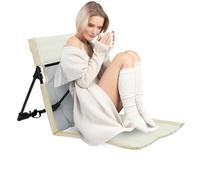 Generisch Silla plegable para camping, silla de camping plegable de 15,42 pulgadas, con respaldo en el respaldo, asiento de suelo portátil para rv Tailgating Hiking Patio Travel Beach Picnic Backyard