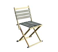 Generisch Sillas plegables al aire libre - Sillas portátiles de camping de terraza, silla ligera y plegable para jardín, portones traseros, camping, cubierta, deportes, barbacoa, ascensor, asientos al