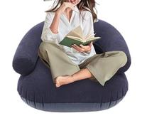 Generisch Sillón de aire | Asiento cómodo portátil flocado - Sillón hinchable para uso al aire libre, camping, noches de cine, lectura, salón, dormitorio, piscina y viajes