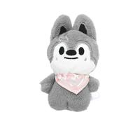 Generisch Sk-zoo Llavero de peluche con bufanda 'STAY' llavero 12-14 cm stray-kids Bbokari Jiniret Wolf Chan Leebit Llavero colgante, Wolf Chan, 14 cm