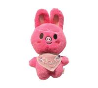 Generisch Sk-zoo Llavero de peluche con bufanda 'STAY' llavero 12-14 cm stray-kids Bbokari Jiniret Wolf Chan Leebit Llavero colgante, Dwaekki, 14 cm