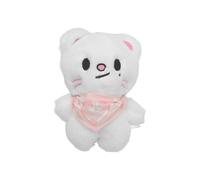 Generisch Sk-zoo Llavero de peluche con bufanda 'STAY' llavero 12-14 cm stray-kids Bbokari Jiniret Wolf Chan Leebit Llavero colgante, Jiniret, 14 cm