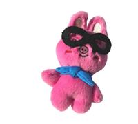 Generisch Sk-zoo Llavero de peluche 'STAY' Pilot Mini llavero con máscara desmontable y bufanda 10 cm stray-kids Wolf Chan Han Quokka Bbokari llavero colgante, Dwaekki, 10 CM
