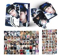 Generisch SKZ Personal 55 tarjetas fotográficas + 72 pegatinas 'dominATE' stray-kids postales Felix Bangchan Hyunjin Fotokarten (FELIX)