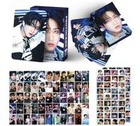 Generisch SKZ Personal 55 tarjetas fotográficas + 72 pegatinas 'dominate' stray-kids postales Felix Bangchan Hyunjin (Changbin)