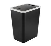 Generisch Slim Trash Bin, Modern Press-Top Lid, Compact Capacity, 31 x 26 x 18 cm Sleek Space-Saving Shape, Odor Control Design, for Kitchen Bathroom and Bedroom Waste Management