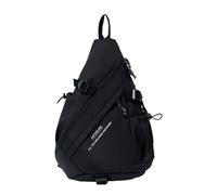 Generisch Sling Bag for Women, Casual Pack for Students, Stylish Sports Chest, Trendy Everyday Companion, Large Capacity Sling Daypack for Camping Hiking Fitness Use 14.17x5.51x18.9in, Negro , Siehe