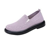 Generisch Slip In Schuhe Damen,leichte Turnschuhe,Slipper Damen Beige,Loafer,Mocasins,Halbschuh,Business Schuhe,Mocasin,Schlupfschuhe,FüR Strand,Stadt,Garten & Pool Gr.36-41 EU, morado, 39 EU