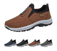 Generisch Slip On Sneakers Herren Outdoor Sportschuhe rutschfest atmungsaktiv Laufschuhe ohne Schnuersenkel Running Schuhe Leicht Turnschuhe bequem Walkingschuhe Wanderschuhe Slipper, café, 39 EU