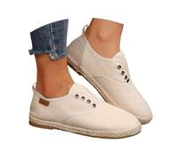 Generisch Slip on Sneakers Mujer Alpargatas Casual Exterior Zapatos de Tela Monocolor Zapatillas Retro Moda Deportivas Zapatos Bajos Zapatos Trekking Zapatos Festivos Zapatos de Trabajo