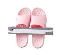Generisch Slippers Rack - Pro | Organizador plegable - Pantuflas Mural Sans Perçage Rangement Chaussures Pliable Support Multifonctionnel Pour Servilletas Couvercles De Casseroles | 2026 Pro