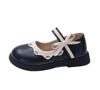 Generisch Small Leather Shoes Baby Shoes 1 To 3 Years Old Spring And Autumn Girls Sandals Sandals Sandals 26, Negro , 27 EU