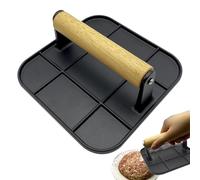 Generisch Smash Burger Press - 6,3 x 6,3 x 2,36 pulgadas Burger Smasher Heat-Resistant Handle | Easy Clean Heavy Duty Patty Flattener, Hamburger Press for Grilling, BBQ, Cast Iron Skillet Cooking