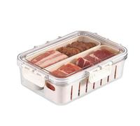 Generisch Snackle Box | y accesorios de picnic, bandeja para servir con varios compartimentos y compartimentos, adecuada para el refrigerador, el trabajo, camping, viajes, escuela