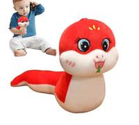 Generisch Snake Stuffed Animal, Standing 3D Plush Toy, Chinese Mascot Doll, 2025 Lunar New Year Snake Model, Soft Festival Decoration, Simbolismo Gift for Spring Celebration, Kids, Adults