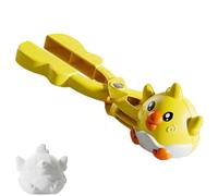 Generisch Snowball Maker, Cute Animal Shaped Mold, Snow Ball Clip Toy, Quick Snowball Shaper with Ergonomic Handle, Fun Winter Outdoor Snow Toys for Kids, Teens & Adults (Chicken)